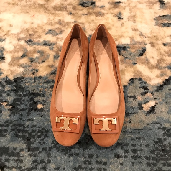 Tory Burch Shoes - Tory Burch suede flat size 8